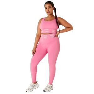 Victoria's Secret PINK Seamless 2 Piece Yoga Bra and Leggings NWT Size X…